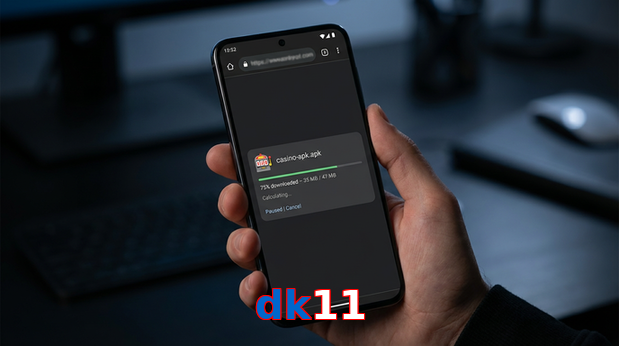 Main screen of Dk11 apk page for PK players
