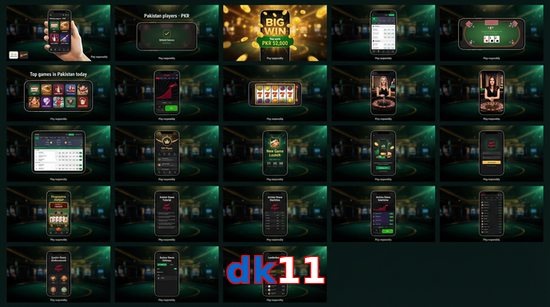 Main screen of Dk11 bet page for PK players